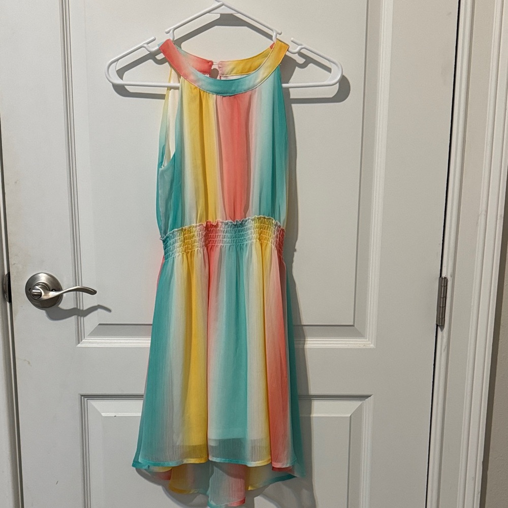 Epic Threads Multicolor Sleeveless Dress Cruise or Beach